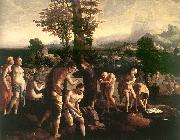SCOREL, Jan van The Baptism of Christ sag USA oil painting artist